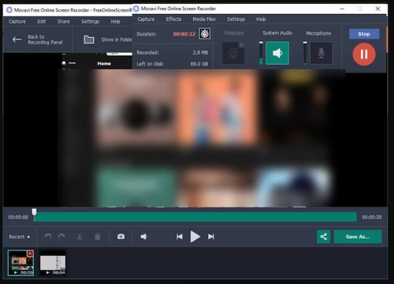 Recorder Movavi pentru Minecraft