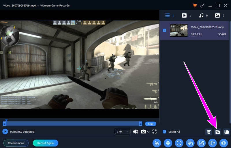 Ekspor Cuplikan Gameplay CSGO Vidmore