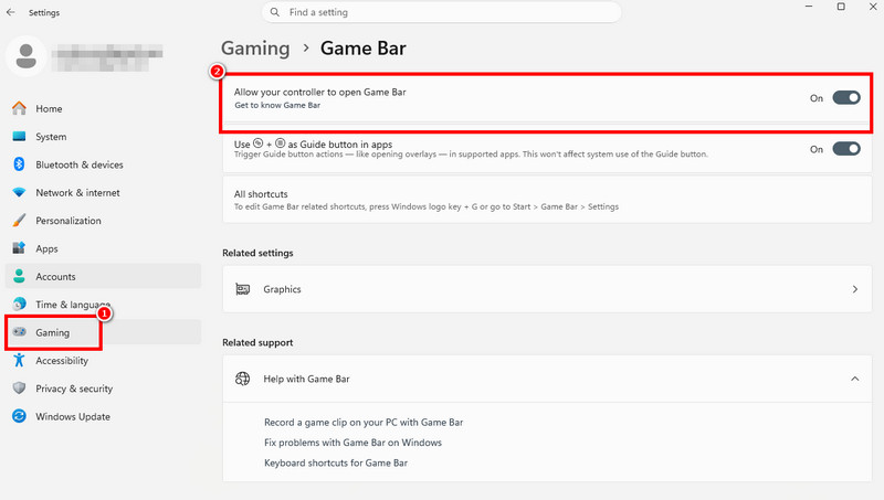 Aktivér Xbox Game Bar
