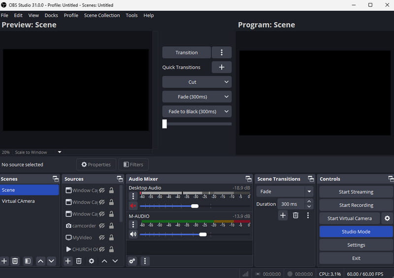 Nahrávání obrazovky Obs Studio