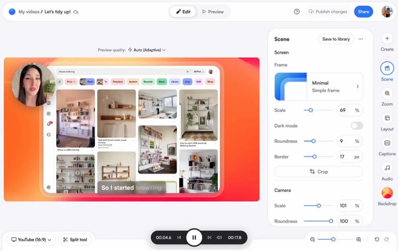 Záznamník obrazovky Screenity
