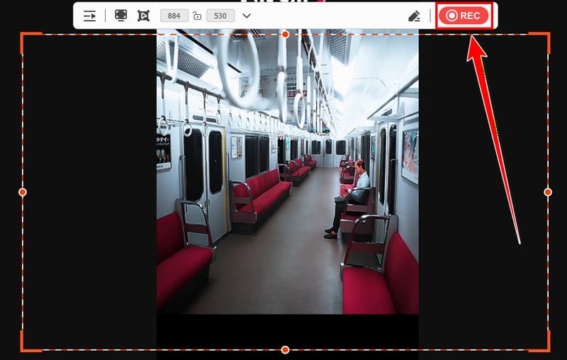 Botão de gravação Vidmore