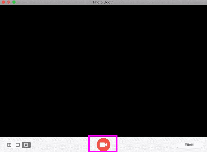 Cabine de fotos com webcam para gravação