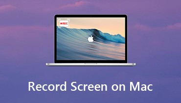Ekran nagrywania na komputerze Mac