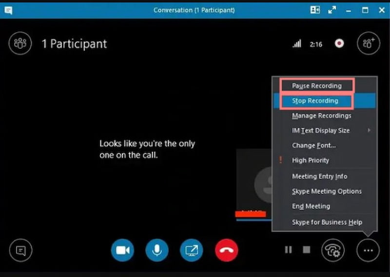 Perakam Panggilan Terbina Dalam Skype