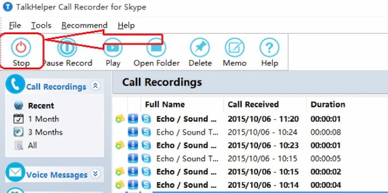 Talkhelper Perakam Panggilan Skype