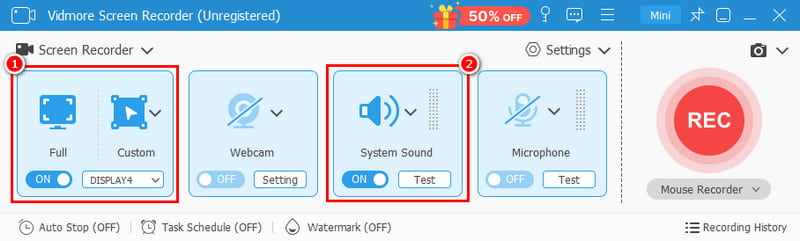 Volledig aangepaste Vidmore