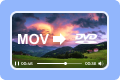 Brand QuickTime MOV op dvd