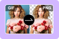 Bagaimana untuk Menukar GIF dan PNG