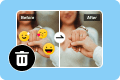 Ta bort emojis från bilder