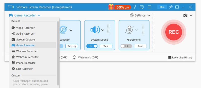 Odaberite Audio Recorder