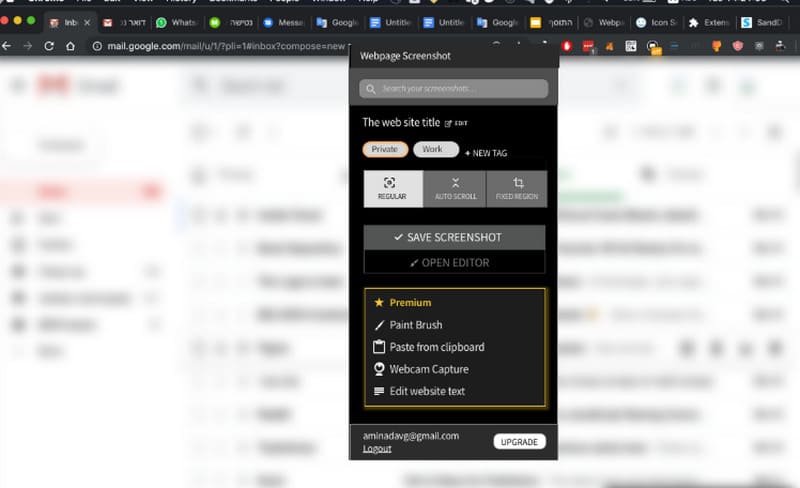 Captura de página da web