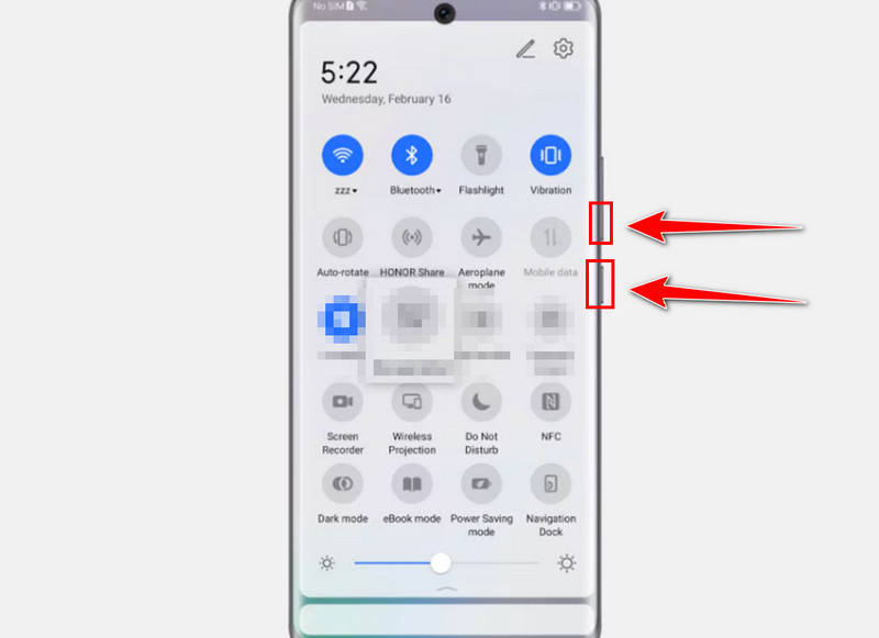 Skjermbilde på hvilken som helst Android