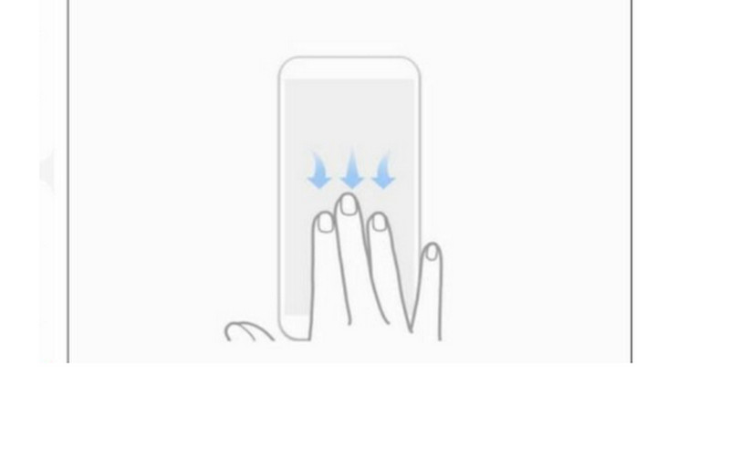 Ta skjermbildebevegelse på Android