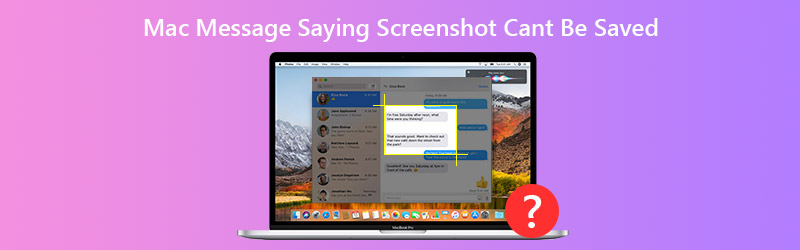 A captura de tela não pode ser salva no Mac
