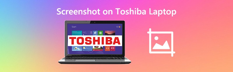 Zrzut ekranu na laptopie Toshiba