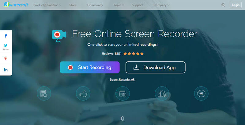 Apowersoft Free Online Screen Recorder