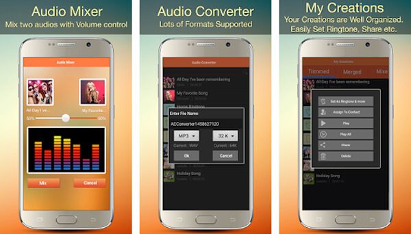 Convertitore audio MP3 Cutter Mix