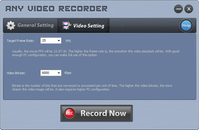 AVR Video Setting