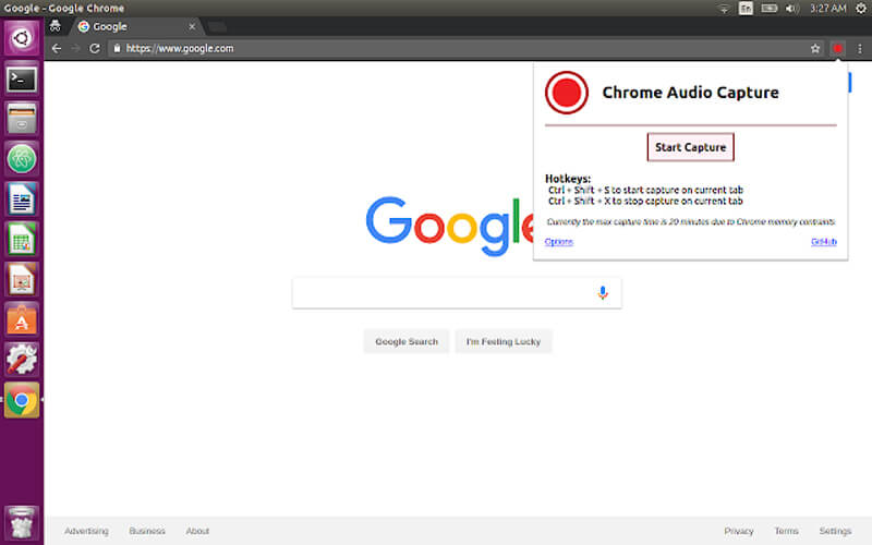 Chrome Audio Capture