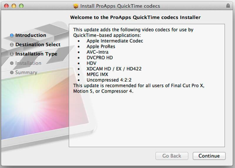 Installer le package de codec