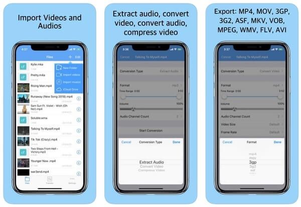 Convert 3GP to MP4 on iPhone