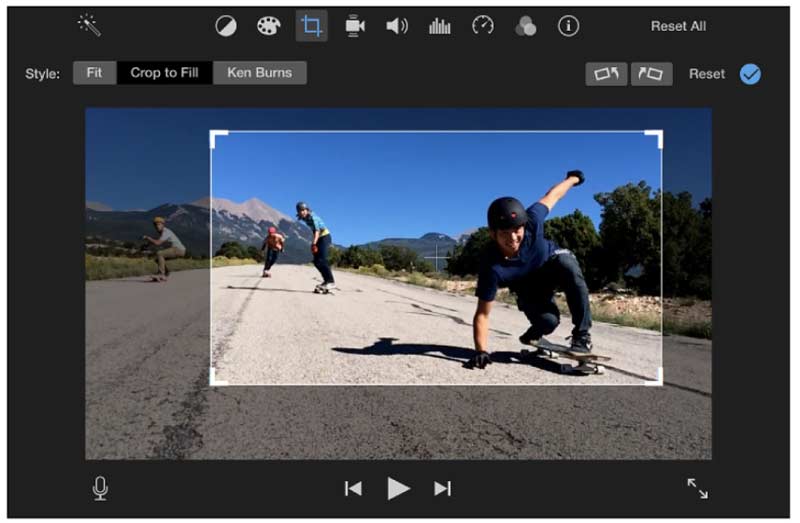 Crop Video iMovie