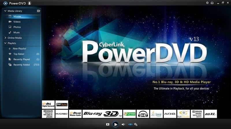 برنامج Cyberlink Powerdvd