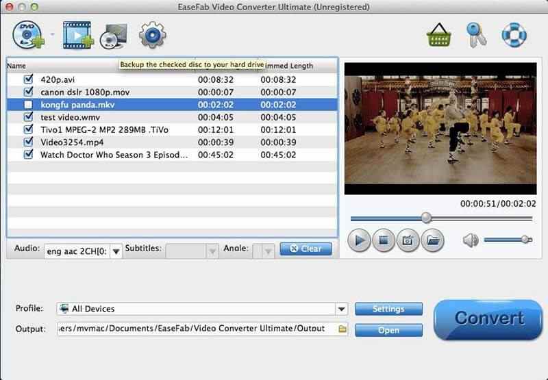 Easefab 4k video converter