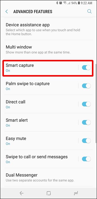 Aktiver Smart Capture
