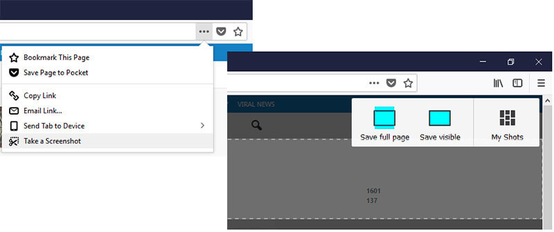Scroll Screenshot in Firefox