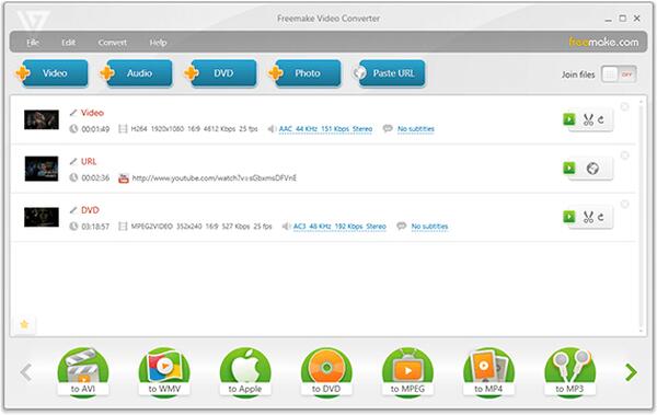 Convertitore video Freemake