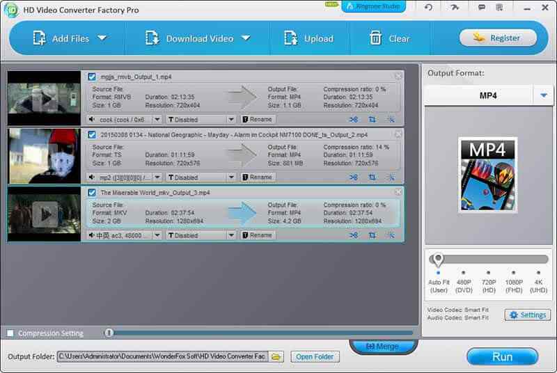 Convertor video HD factory pro