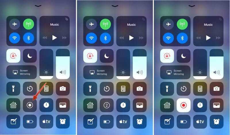 Registratore dello schermo iOS 11