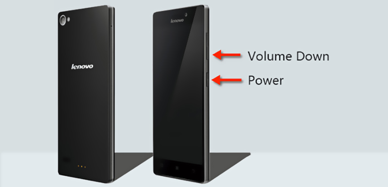 لقطة شاشة على Lenovo Phone