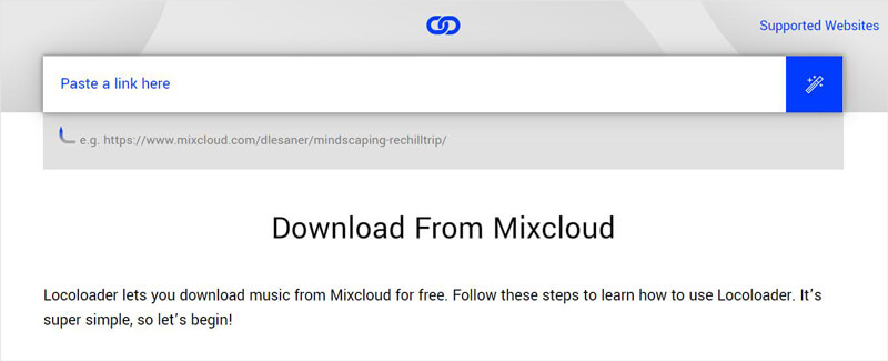 Locoloader Mixcloud Downloader