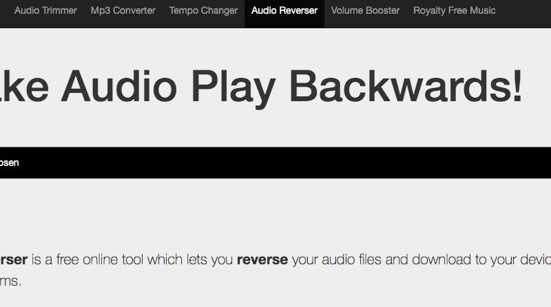 Reversor MP3 Online
