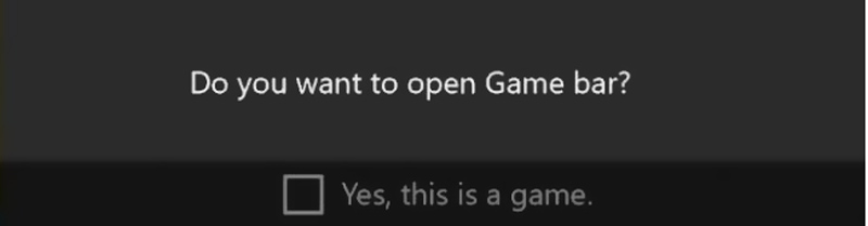 Open Game Bar