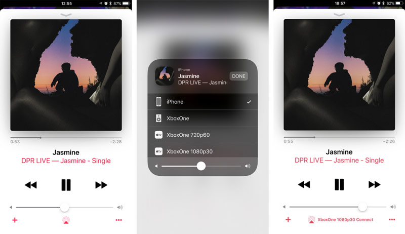 xBox one Airplay पर Apple Music चलाएं