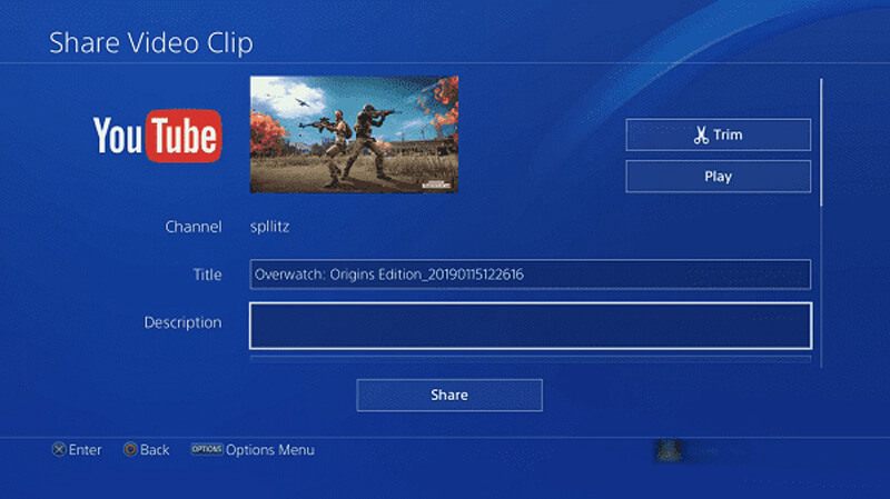 PS4 Uredi videozapise