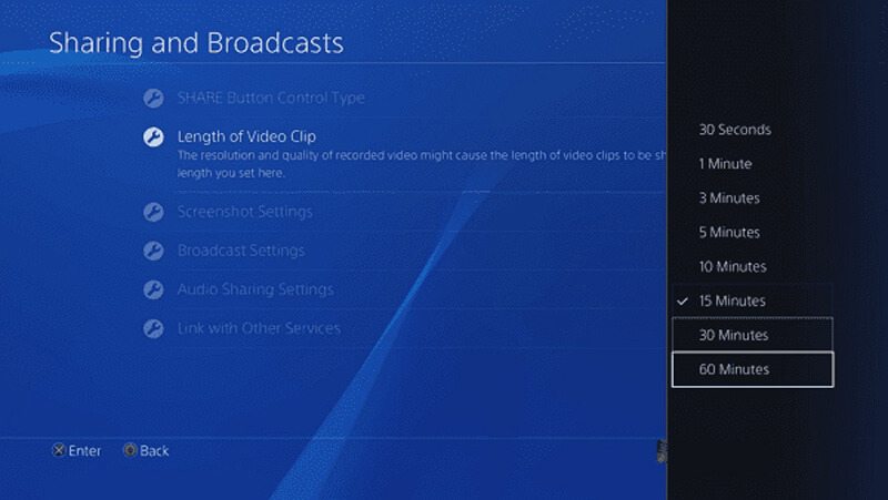 Durasi Perekaman Video PS4