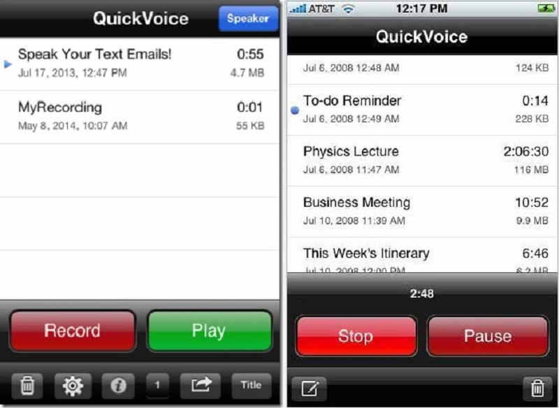 Quickvoice 녹음기