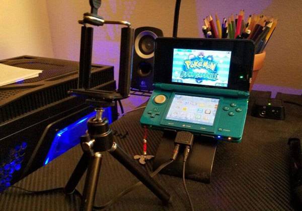 카메라 3DS 게임 플레이 녹화