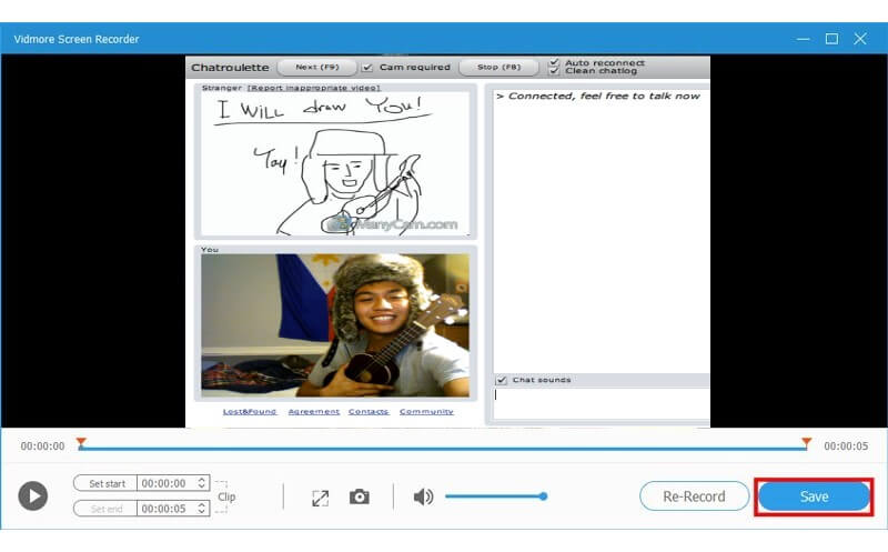Snimite video chat