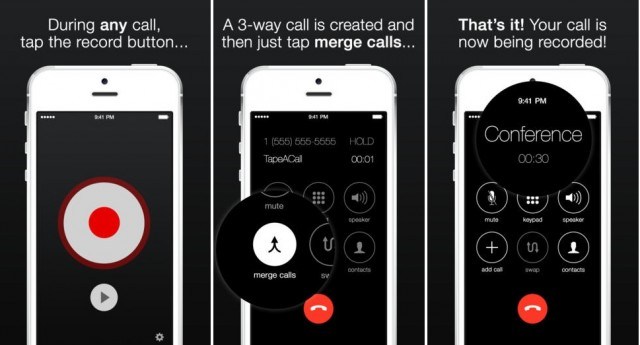 บันทึกการโทรด้วย iPhone Tapeacall