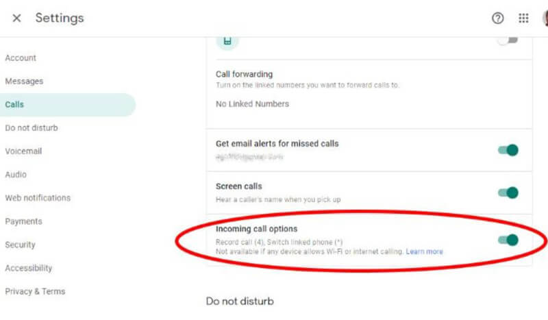 Grave chamadas do iPhone através do Google Voice
