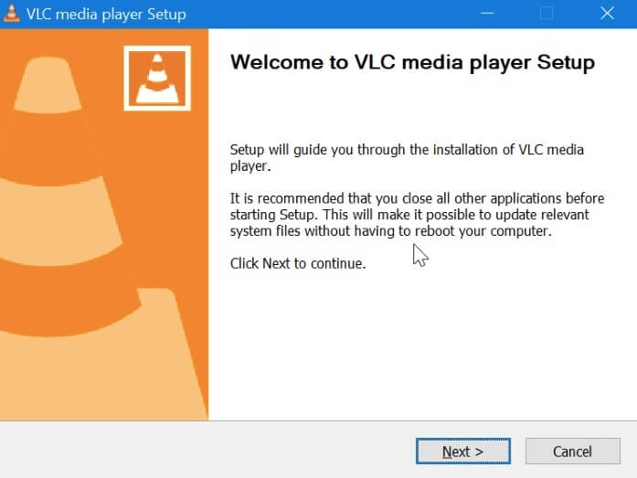 Installer den nyeste VLC Media Player på nytt