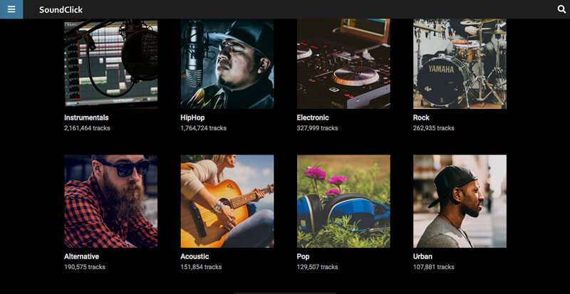 Soundclick เพลง
