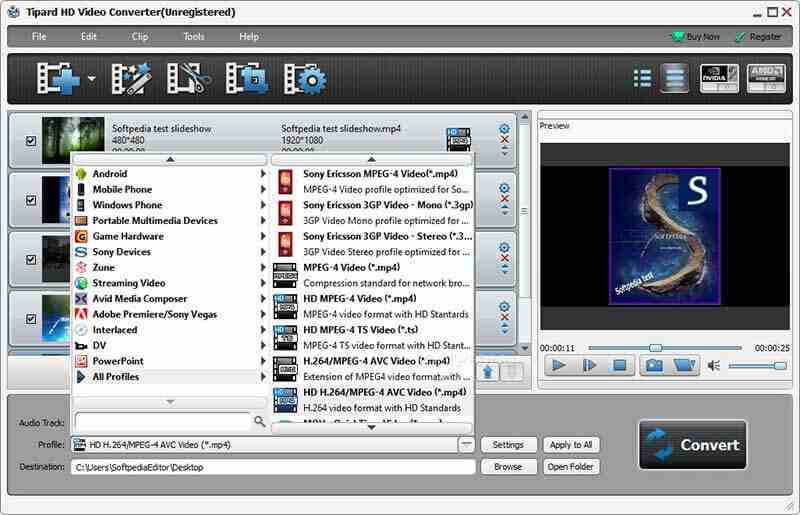 Tipard HD video converter