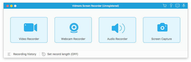 Vidmore Screen Recorder pour Mac